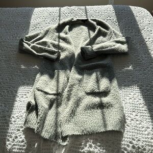 J Crew Long Grey Sweater